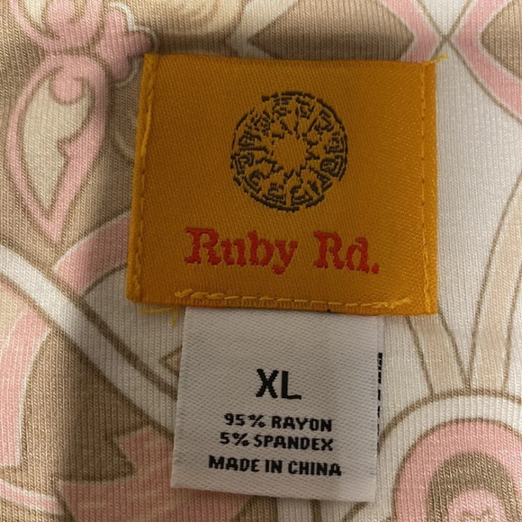 Z womens Ruby Rd. Casual stretch cap sleeve regular size top XL - Picture 5 of 5